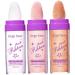 Hemoton 3pcs Highlight Pat Powder Glitter for Makeup Women Body Highlighter Glitter Highlighters Body Makeup Shimmering Powder Fairy Highlighter Powder Three-dimensional Plastic Voss