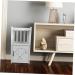 BESTonZON Home Small Furniture Table Room Bedroom Carved Simple Bedside Sofa Side Hollow Storage Nightstand Living Rack Shelf - Buy Online on GoSupps.com