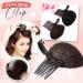 U-K 1pc Puff Hair Head Cushion Invisible Bump Up Volume Hair Base Fluffy Self Insert Hair Pad Sponge Clip Great for Women & Girls Nice and Professional - Buy Online on GoSupps.com