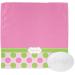 YouCustomizeIt Personalized Pink & Green Dots Washcloth