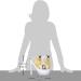 BRUBAKER Luxury Vanilla Spa Beauty Set | 6-Piece Bath & Shower Gift Set in Ceramic Stiletto White Gold | International Shipping Available - Buy Online on GoSupps.com