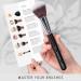 Nir Beauty 15-Part Vegan Make-Up Brush Set | Award-Winning Professional Brushes with Case Sponge Cleaner & Gift Box | Black & Silver - Buy Online on GoSupps.com