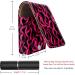 Buy Leather Lipstick Case Organizer with Mirror | Mini Lip Gloss Holder - Breast Cancer Ribbon Pink - Buy Online on GoSupps.com