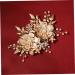 FRCOLOR Bridal Hair Comb Bridal Headpiece Bride Headpieces for Wedding Bridal Hair Accessory Hair Comb for Bride Wedding Hair Clip Wedding Hair Combs Gold Hair Clips Bride Hair Clip - Buy Online on GoSupps.com