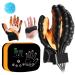 Upgraded Finger and Hand Function Rehabilitation Robot Gloves for Arthritis Stroke Hemiplegia Cerebral Palsy Hand Paralysis Patients Physiotherapy Device Robotic Rehabilitation Gloves Right hand size M