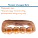 Hathkaam Rosewood Handheld Massage Roller - 7 Inch Full Body Pain Relief Therapy - Buy Online on GoSupps.com