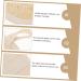 FRCOLOR 6 Pcs Natural Loofah Bath Balls - Exfoliating Back Scrubber & Towel for Body Cleaning | Eco-Friendly Bathing Tool | 16x11x0.6cm - Beige - Buy Online on GoSupps.com