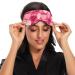 Haskirky Light Blocking Eye Mask | Breathable & Adjustable for Men and Women | Perfect for Travel, Yoga, and Deep Sleep | Pink Strawberry - Buy Online on GoSupps.com