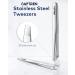 Professional Stainless Steel Eyebrow Tweezers | Precision Sloping Tweezers for Hair Removal | Ideal for Men & Women - Shop Now! - Buy Online on GoSupps.com
