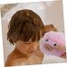 SEWACC Loofah Back Scrubber & Bath Sponge - Pink Shower Puff for Women & Kids | Skin Scrubber & Bathroom Accessories - Buy Online on GoSupps.com