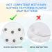 4pcs Aolso Baby Bodysuit Extenders - Maximize Baby Clothes Lifespan | White - Buy Online on GoSupps.com
