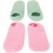 Qukaim Moisturizing Spa Socks Moisturizing Gel Spa Socks Set of 2 Repair Nourishing Green Slip-Resistant Socks for Dry Cracked Feet - Buy Online on GoSupps.com