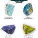 Lavisa Premium Healing Stones Set | 100% Natural Gemstones & Crystals for Decoration & Water Treatment | Vital Mix for Gem Water - Buy Online on GoSupps.com