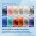 Phoenixy Gel Nail Polish Kit - 12 Pcs 10ml Set with UV LED Lamp | Aqua Dream Collection for DIY Manicure | Glossy Matte Top Coat | Nail Art Starter Kit for Women - Buy Online on GoSupps.com