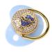 Bling Baby Pacifier - Soft Silicone Antistatic Skin-Friendly Design for 6-18 Months (Blue) - Buy Online on GoSupps.com