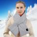 Zceplem Electric Neck Heating Pillow - 3 Temperature Settings Warm Collar for Men & Women Gray Heating Scarf for Outdoors - Buy Online on GoSupps.com
