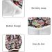 Buy Sugar Skull Flower Dry Hair Cap - 2 Piece Quick Drying Towel Set | Super Absorbent Soft & Comfortable Hair Towel with Button Headband - Ideal for Women - Buy Online on GoSupps.com