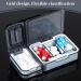 3 in 1 Small Pill Cutter, Splitter, and Crusher with Tweezers - Portable Tablet Cutter for Small or Large Pills - Storage Compartment for Vitamins and Medicine - Buy Online on GoSupps.com