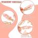 10 Pcs No Bend Hair Clips Ladies Pin Curls No Crease Barrette Acrylic Resin Flat Clips - Buy Online on GoSupps.com