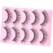 minkissy Korean Decor 10 Pairs Diamond Rhinestone Embellishments Curled False Lashes Colored Lash Extensions Decore Lash Decor Cosmetic Lashes South Korea Artificial Miss Chemical Fiber - Buy Online on GoSupps.com