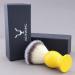JAG Shaving Razor Brush - Synthetic Silver Spitzhaar Shaving Brush for Men & Women - Yellow Shaving Cream Brush - Perfect Match for Your Razor - Buy Online on GoSupps.com