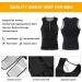 Kumayes Men's Sauna Sweat Vest - Neoprene Fitness Corset & Shapewear | XXL Black for Weight Loss & Belly Slimming - Buy Online on GoSupps.com
