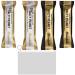 Nutritional Protein Bars Bundle with Barebells Low Sugar High Protein Variety Pack 2 x 55g Smooth Milk Chocolate Salty Peanut 2 x 55g White Chocolate Salty Peanut and 1 x Wishesla Effortles Zip Bag