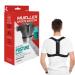 MUELLER Posture Corrector for Women and Men  Adjustable  One Size Fits Most | Back Brace for Improving Posture and Support of The Upper Back  Black