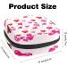 MUOOUM Color Love Heart Sanitary Napkin Storage Bag | Portable Menstrual Cup Pouch & Nursing Pad Holder | Multi-colored - Buy Online on GoSupps.com