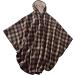 Winter Wheelchair Blanket Thicken Fleece-Lined Hooded Wheelchair Cosy Cover Large Warm Shawl Travel Wheelchair Suitable for Womeny