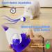Lifefav 2-in-1 Cat Toys for Domestic Cats | Interactive Rechargeable Silicone Tail Railway Toy (Blue) - Perfect for Kittens - Buy Online on GoSupps.com