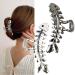 2 Pcs Fish Bone Hair Clips  Metal Hair Clips  Nonslip Hair Clamps  Vintage Hair Pins  and Large Hair Claws Hair Accessories for Women