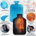 Basketball Heat Bottle with Fluffy Cover - 2L Cozy Water Bag for Pain Relief Back Neck & Shoulders - Perfect for Chilly Nights - Buy Online on GoSupps.com