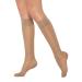 Healthweir Sheer Compression Knee High Stockings for Women 15-20 (EU 18-22) mmHg (3 Skin) 3 Skin