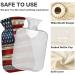 American Flag Wood Heat Bottle with Cover - Pain Relief Water Bag for Headaches (1L) | International Shipping - Buy Online on GoSupps.com