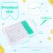 200 Interdental Brushes Set - Soft Silicone Dental Brushes with Box | Portable Tooth Floss Sticks for Gap Cleaning (Green) - Buy Online on GoSupps.com