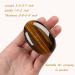 MAIBAOTA 2.4" Tiger Eye Healing Crystal Gemstones Pocket Polished Gifts Oval Shape Reiki Spiritual Energy Nature Crystals for Women Men Relief Balancing Stress Divination Meditation - Buy Online on GoSupps.com