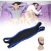 Adjustable Stop Snore Belt Chin Strap - Blue Black - for Men and Women - Office and Bedroom - Buy Online on GoSupps.com
