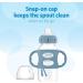 Dr. Brown's Light Blue Sippy Bottle - BPA-Free & Spill-Proof - Buy Online on GoSupps.com