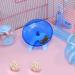 18cm Flying Saucer Hamster Wheel Silent Spinner - Blue | Quiet Exercise Runner for Dwarf Hamsters and Small Rats - Buy Online on GoSupps.com