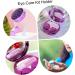 Solustrative Mini Contact Lens Case with Mirror - Violet Purple Pocket Holder & Storage Set | Stylish & Functional Travel Accessory - Buy Online on GoSupps.com
