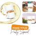 Thanksgiving Party Cups - Set of 12 White and Burnt Orange 16oz Stadium Cups for Thanksgiving & Friendsgiving Parties - Buy Online on GoSupps.com
