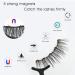 Alcastar Magnetic Eyelashes Kit - Natural, Reusable, Waterproof Magnetic Lashes with Applicator - Cruelty-Free - Long Lasting - 7 Pairs + 2 Tubes - Buy Online on GoSupps.com
