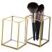 PopetPop 2st chest of drawers eyebrow-up suitcase organizer holder for cosmetic brushes clear pencil holder make-up brushes presentation stand.