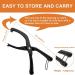 ZHOORQI Bike Tire Levers and Pliers Set for Easy Bicycle Tyre Removal - Non-Slip Grip, Convenient Bike Tire Changer Tool for Road and Mountain Bikes - Buy Online on GoSupps.com