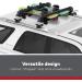 YAKIMA PowderHound 6 Ski & Snowboard Mount - Fits 6 Pairs of Skis or 4 Snowboards - Quiet Ride - Black - Buy Online on GoSupps.com