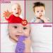Remote Control Shape Baby Teething Toys - 2 Pack Silicone Teether for Boys and Girls (Black+Purple) - Buy Online on GoSupps.com