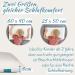 KNERST Children's Pillow - Ergonomic Memory Foam Pillow 25x50 cm with Cover for Relaxing Sleep - Buy Online on GoSupps.com