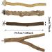 4-Piece Natural Wood Bird Stand Set - Ideal for Budgies Canaries and Nymphic - Premium Bird Accessories for Cage - Buy Online on GoSupps.com