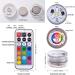 Submersible Lights Waterproof Hot Tub Underwater Tea Lamp Remote Control RGB Multicolor Flameless Candles Battery Powered for Vase Bowl Lantern Pond Pool White - Buy Online on GoSupps.com